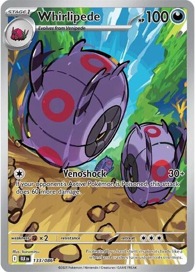 Whirlipede - 133/086 - SV: Black Bolt