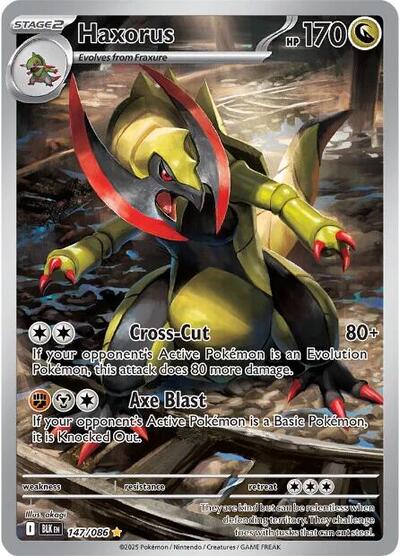 Haxorus - 147/086 - SV: Black Bolt