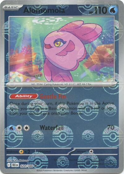 Alomomola (Poke Ball Pattern) - 024/086 - SV: Black Bolt