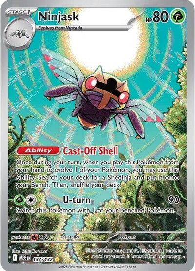 Ninjask - 137/132 - ME01: Mega Evolution