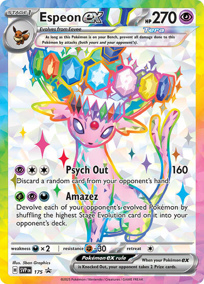 Espeon ex - 175 - SV: Scarlet & Violet Promo Cards