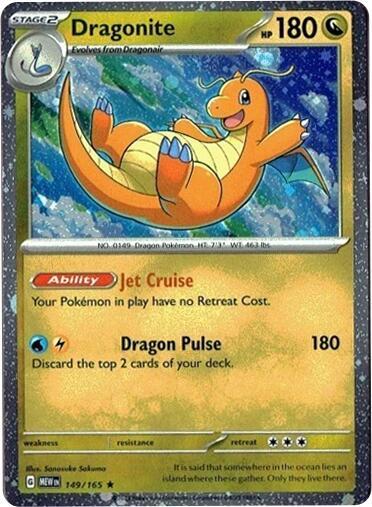 Dragonite 149/165 (Cosmos Holo) - 149/165 - Miscellaneous Cards & Products