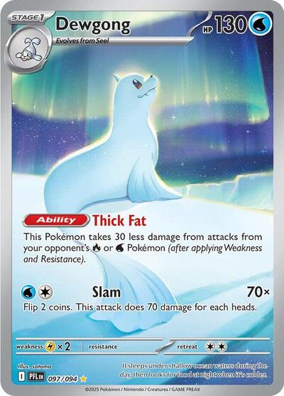 Dewgong - 097/094 - ME02: Phantasmal Flames