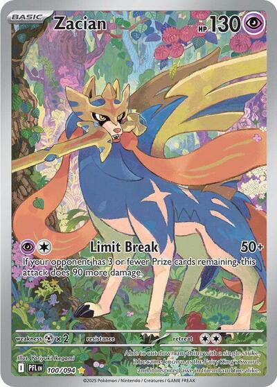 Zacian - 100/094 - ME02: Phantasmal Flames
