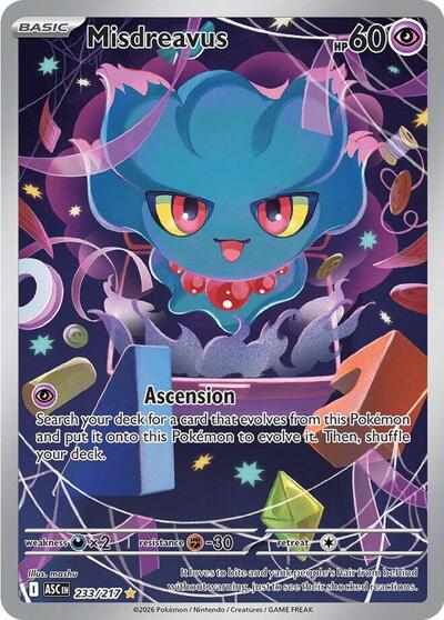 Misdreavus - 233/217 - ME: Ascended Heroes