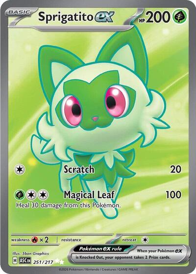 Sprigatito ex - 251/217 - ME: Ascended Heroes