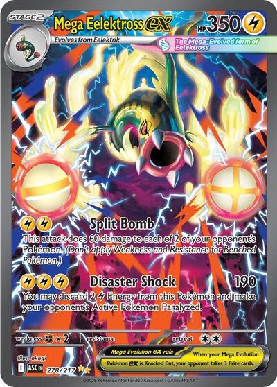 Mega Eelektross ex - 278/217 - ME: Ascended Heroes