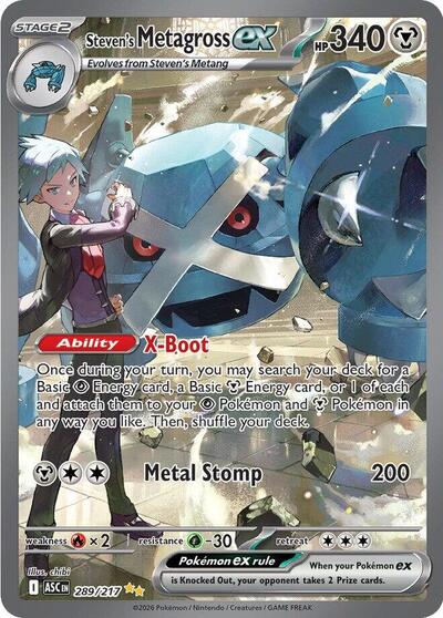 Steven's Metagross ex - 289/217 - ME: Ascended Heroes