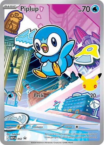 Piplup - 042 - ME: Mega Evolution Promo