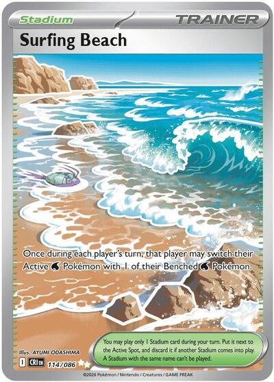 Surfing Beach - 114/086 - ME04: Chaos Rising