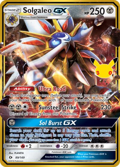 Solgaleo GX - 089/149 - ME: 30th Celebration Classic Collection
