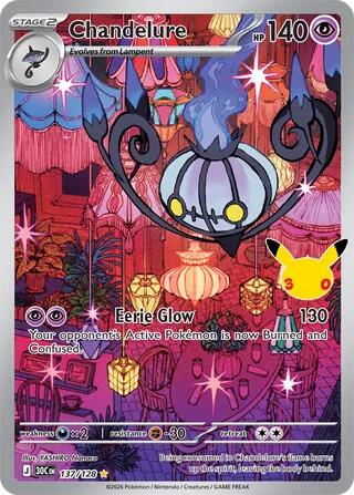 Chandelure - 137/128 - ME: 30th Celebration