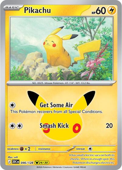 Pikachu - 046/128 - ME: 30th Celebration