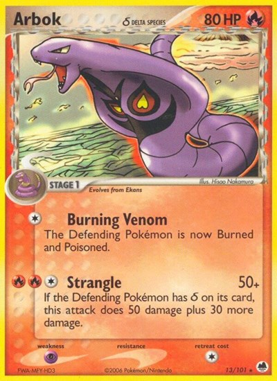 Arbok (Delta Species) - 013/101 - EX Dragon Frontiers