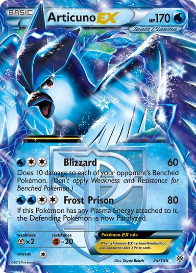 Articuno EX (Team Plasma) - 025/135 - Plasma Storm