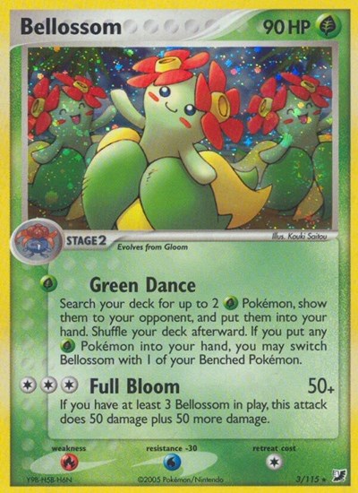 Bellossom - 003/115 - EX Unseen Forces