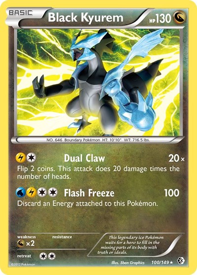 Black Kyurem - 100/149 - Boundaries Crossed