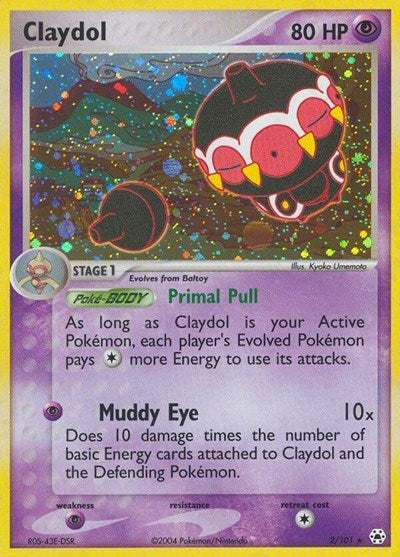Claydol - 002/101 - EX Hidden Legends