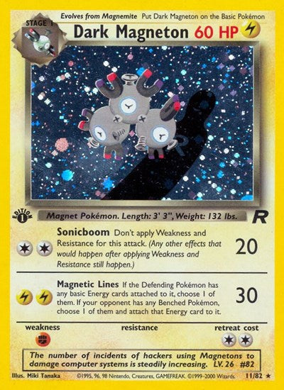 Dark Magneton - 011/082 - Team Rocket
