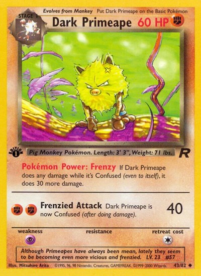 Dark Primeape - 043/082 - Team Rocket