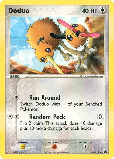 Doduo - 062/112 - EX FireRed & LeafGreen