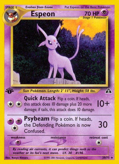 Espeon - 020/075 - Neo Discovery