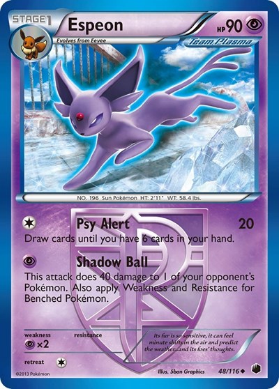 Espeon (Team Plasma) - 048/116 - Plasma Freeze