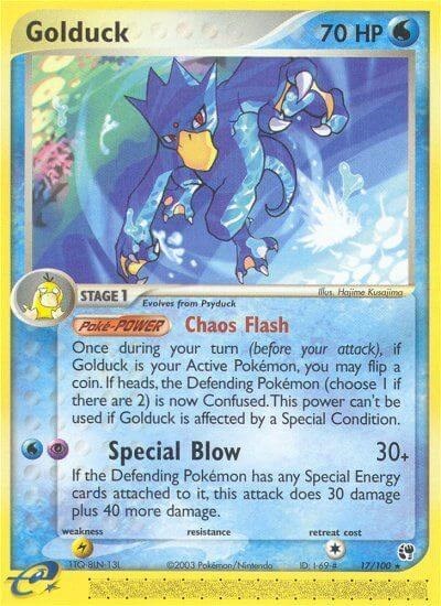 Golduck - 017/100 - EX Sandstorm