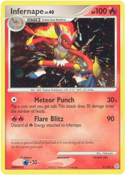 Infernape - 005/130 - Diamond and Pearl