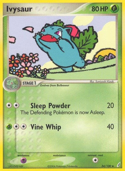 Ivysaur - 034/100 - EX Crystal Guardians