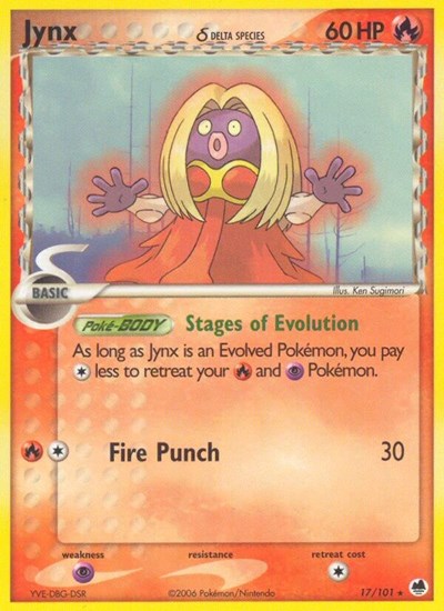 Jynx (Delta Species) - 017/101 - EX Dragon Frontiers