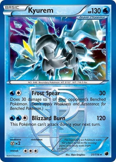 Kyurem (Team Plasma) - 031/116 - Plasma Freeze