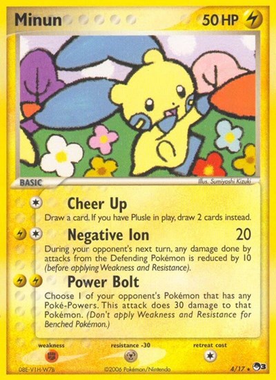 Minun - 004/017 - POP Series 3