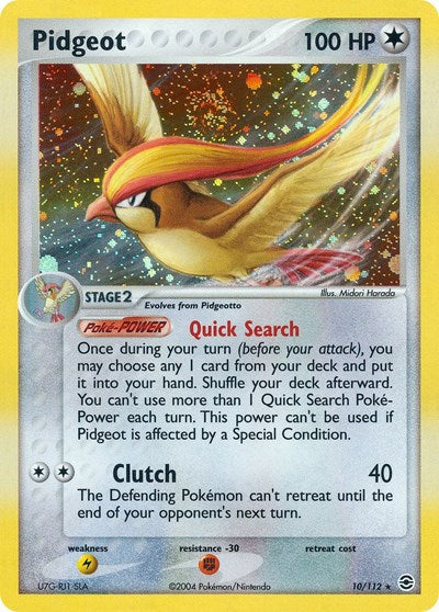 Pidgeot - 010/112 - EX FireRed & LeafGreen