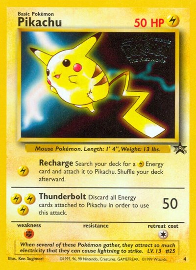 Pikachu (Movie Promo) - 004/053 - WoTC Promo
