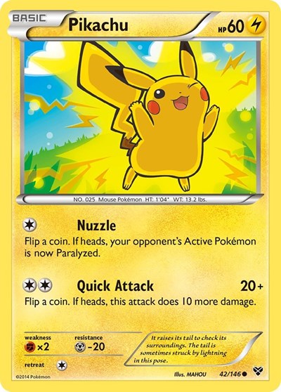 Pikachu - 042/146 - XY Base Set