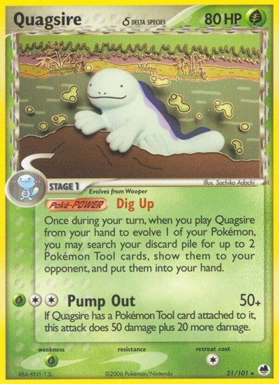 Quagsire (Delta Species) - 021/101 - EX Dragon Frontiers