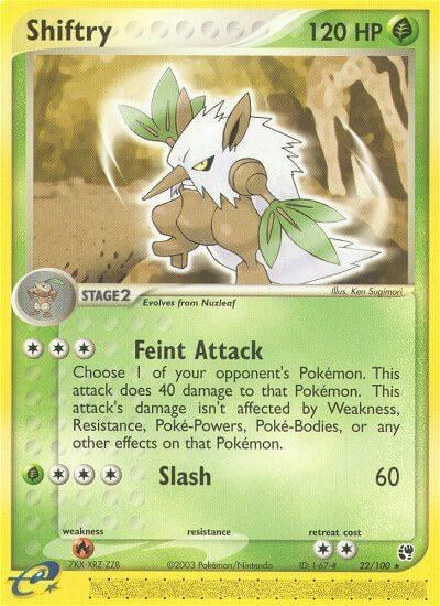 Shiftry - 022/100 - EX Sandstorm