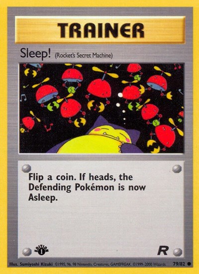 Sleep! (Rocket's Secret Machine) - 079/082 - Team Rocket