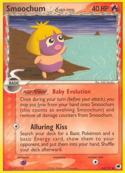 Smoochum (Delta Species) - 064/101 - EX Dragon Frontiers