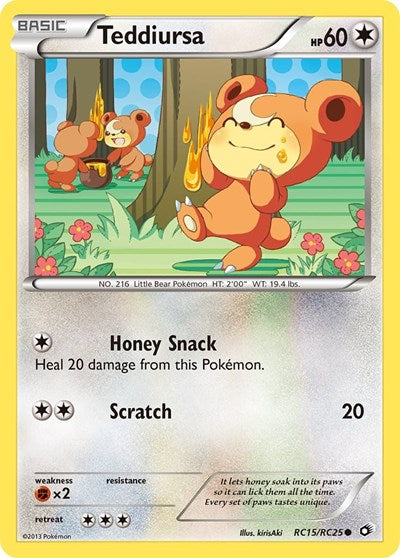 Teddiursa - RC15/RC25 - Legendary Treasures: Radiant Collection