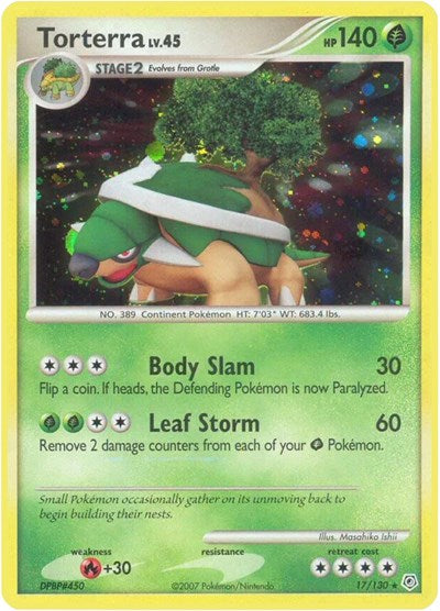 Torterra - 017/130 - Diamond and Pearl