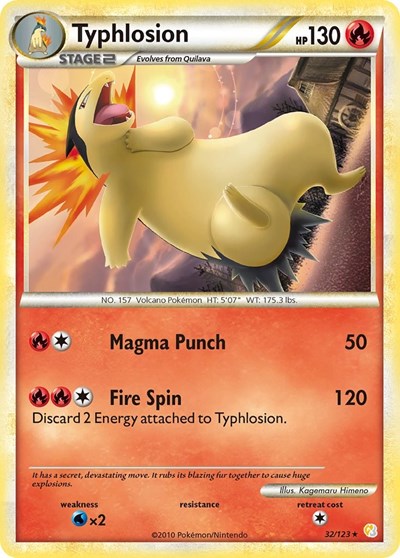 Typhlosion - 032/123 - HeartGold SoulSilver