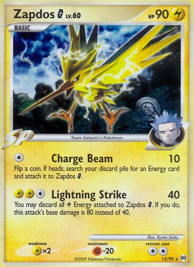 Zapdos G - 012/099 - Arceus