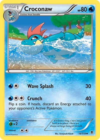 Croconaw - 016/119 - XY - Phantom Forces