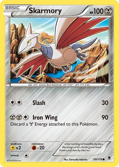 Skarmory - 059/119 - XY - Phantom Forces