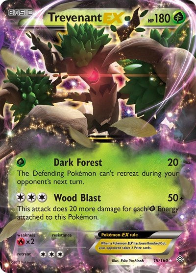 Trevenant EX - 019/160 - XY - Primal Clash