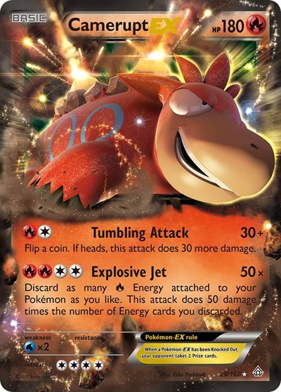 Camerupt EX - 029/160 - XY - Primal Clash