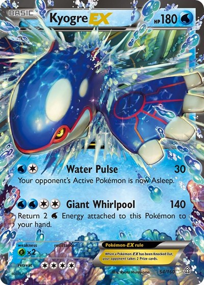 Kyogre EX - 054/160 - XY - Primal Clash