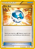 Dive Ball (161 Secret Rare) - 161/160 - XY - Primal Clash